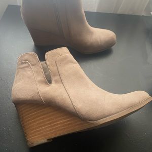 Madden Girl Suede Booties- Women’s Size 9